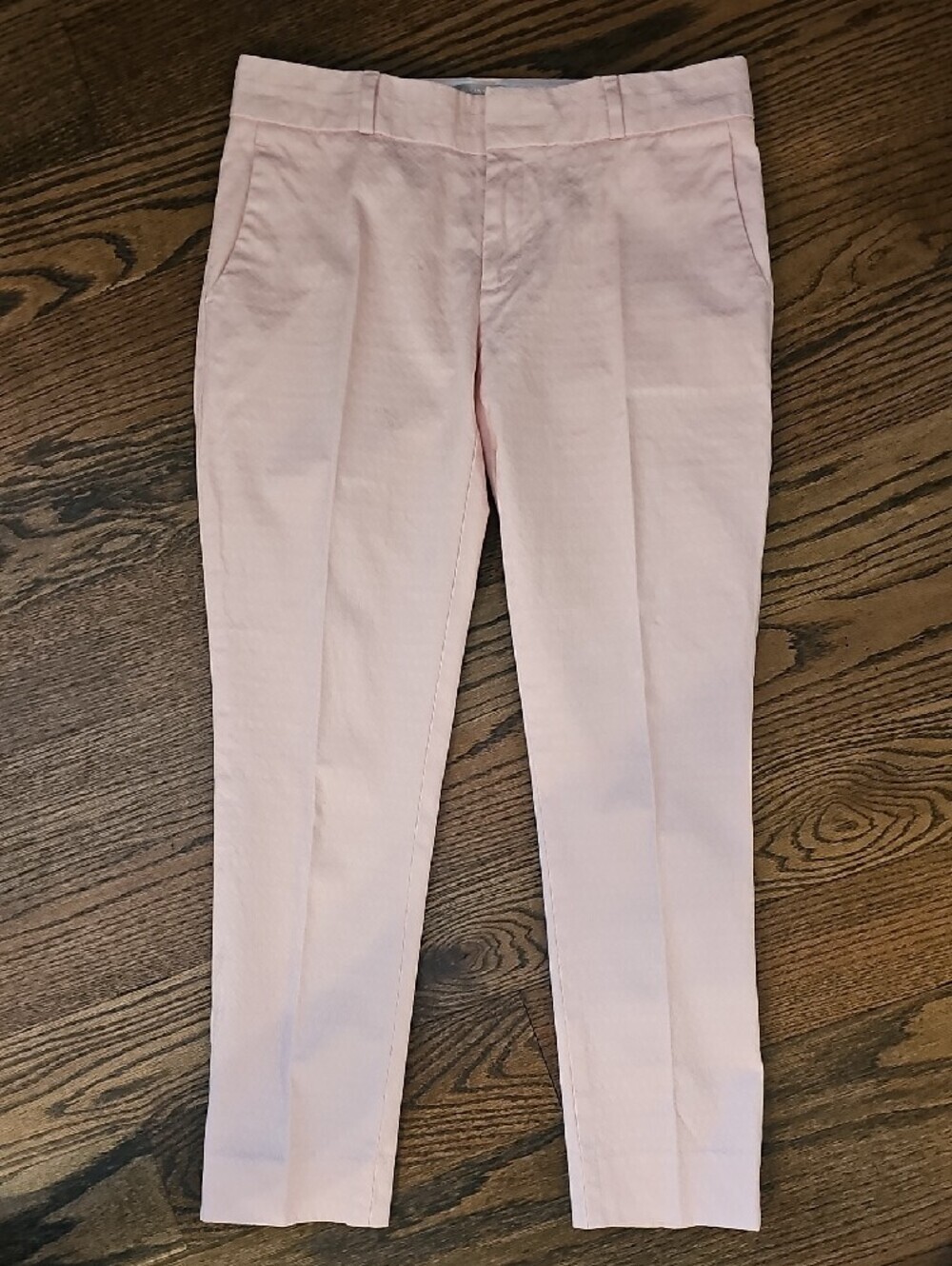 Banana Republic Pale Pink Textured Hampton Pants Size 2